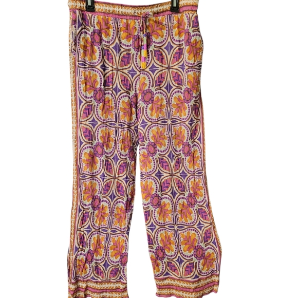 Haute Hippie Pants - Haute Hippie wide leg palazzo pants - XL.        F52